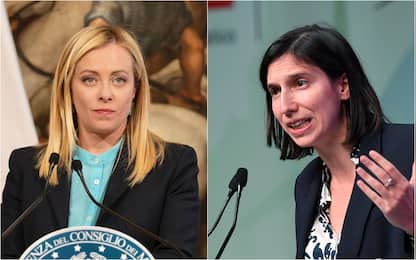 Meloni e Schlein