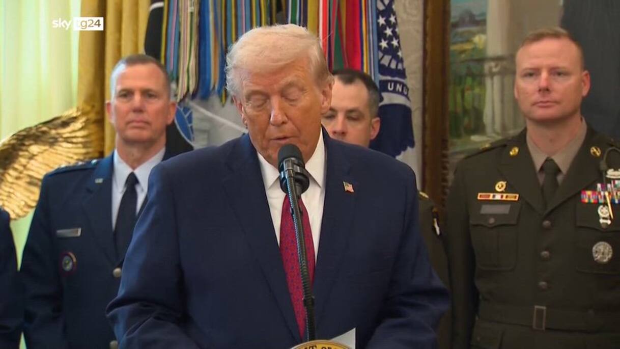 Trump: 'Non siamo mai stati così vicini alla pace' | Video Sky TG24