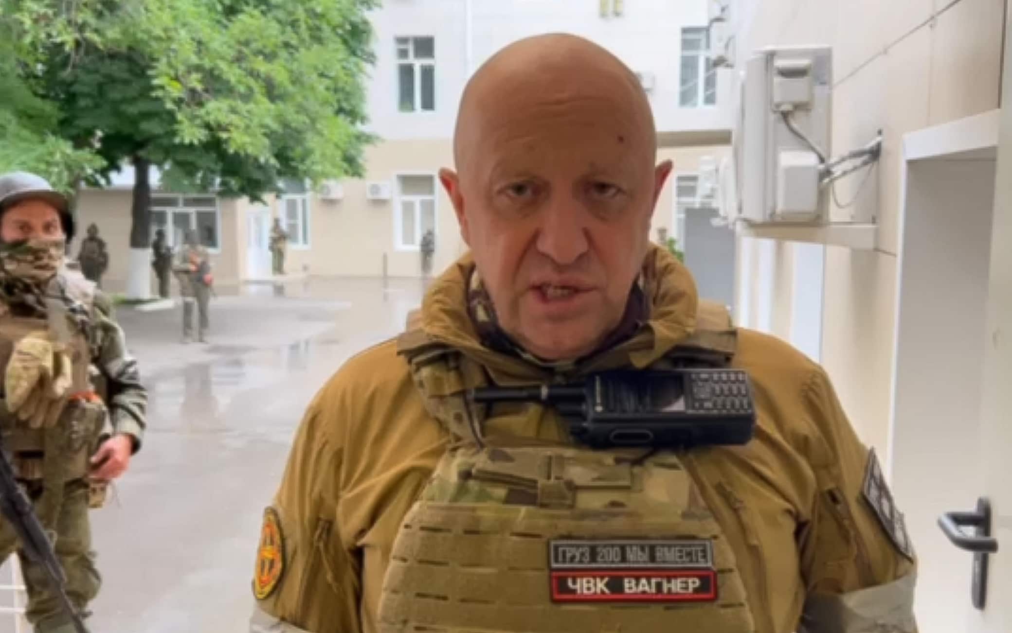 Il capo del gruppo mercenario russo Wagner, Yevgeny Prigozhin in fotogramma di un video trasmesso nel gruppo Telegram WAGNER Z GROUP/Z PMC WAGNER'Z + ATTENZIONE LA FOTO NON PUO' ESSERE PUBBLICATA O RIPRODOTTA SENZA L'AUTORIZZAZIONE DELLA FONTE DI ORIGINE CUI SI RINVIA + NPK