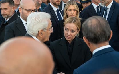 IL PRESIDENTE DELLA REPUBBLICA SERGIO MATTARELLA CON LA PRESIDENTE DEL CONSIGLIO GIORGIA MELONI, 17 OTTOBRE 2025. ANSALUCA VECCHIATO-NUOVETECNICHE