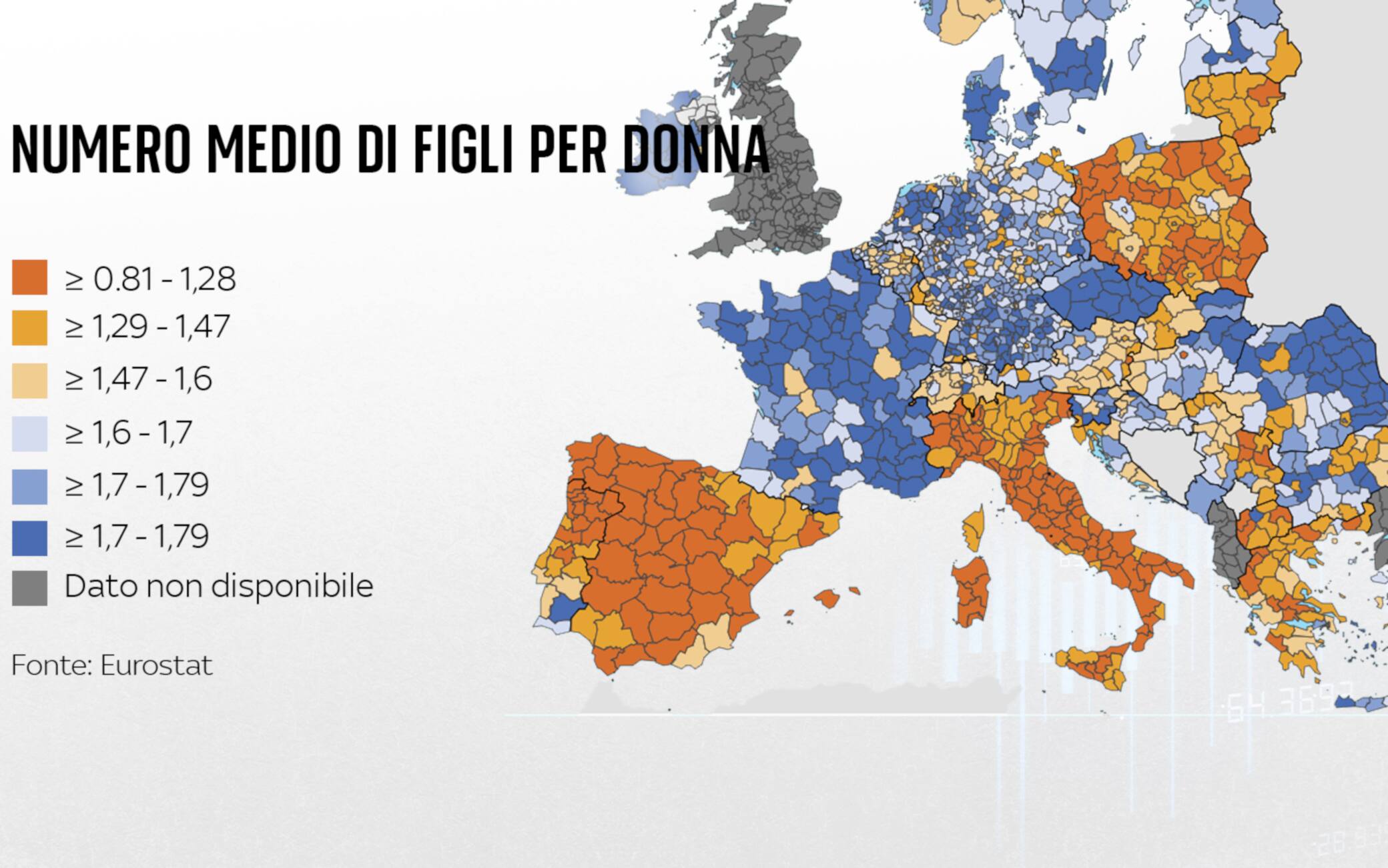 Mappa numero figli