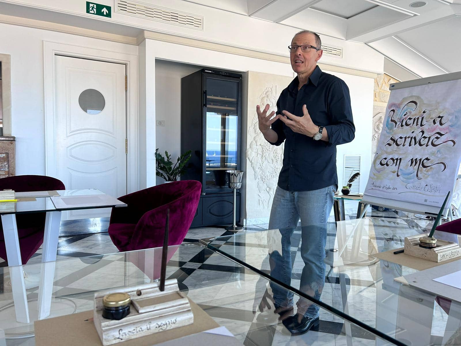 Corrado Celestri, maestro calligrafo