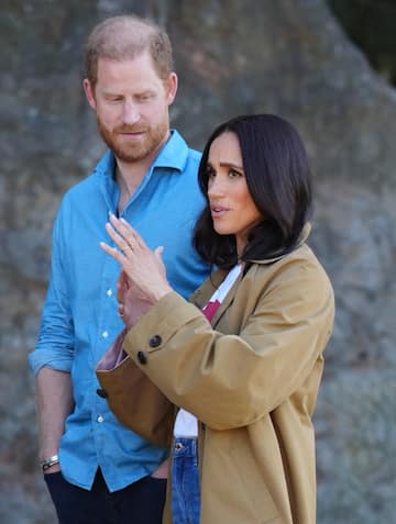IPA73988194 - The Duke and Duchess of Sussex at the Scar Tree Walk in Melbourne, Victoria, on day three of the royal trip to Australia. The Scar Tree Walk is a journey connecting traditional and contemporary Aboriginal cultures and histories of the Kulin Nation. Picture date: Thursday April 16, 2026.