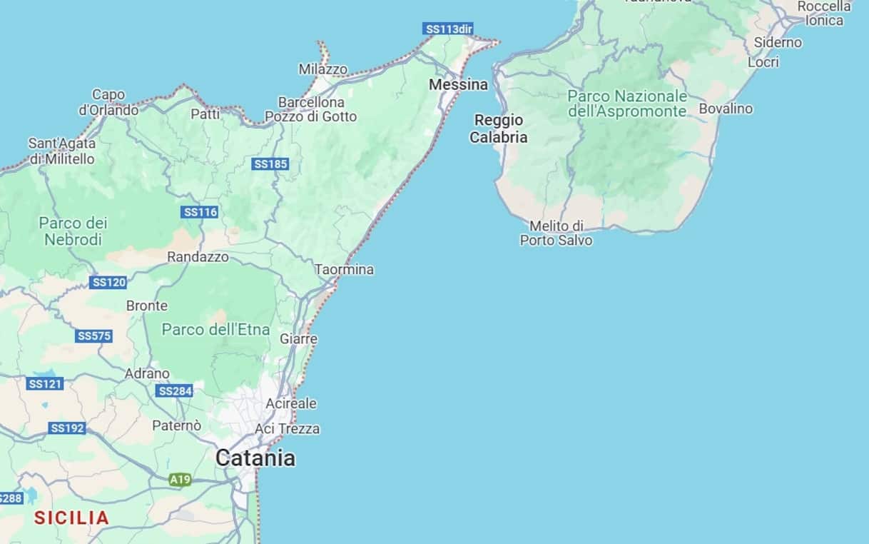 Terremoto al largo della Sicilia, scossa di magnitudo 4.8 nel Mar Ionio ...