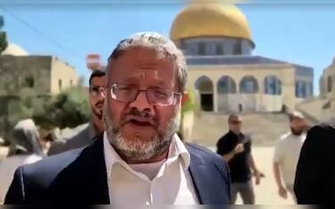 ben gvir al-aqsa screenshot reuters - 1
