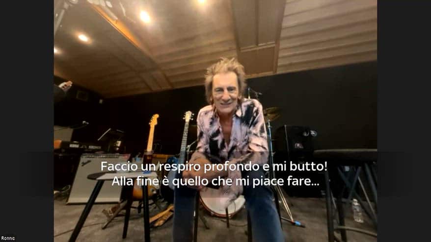 Ronnie Wood a Sky Tg24: "Mick non vede l'ora di suonare i nuovi brani dal vivo. L'anno prossimo saremo in tour"