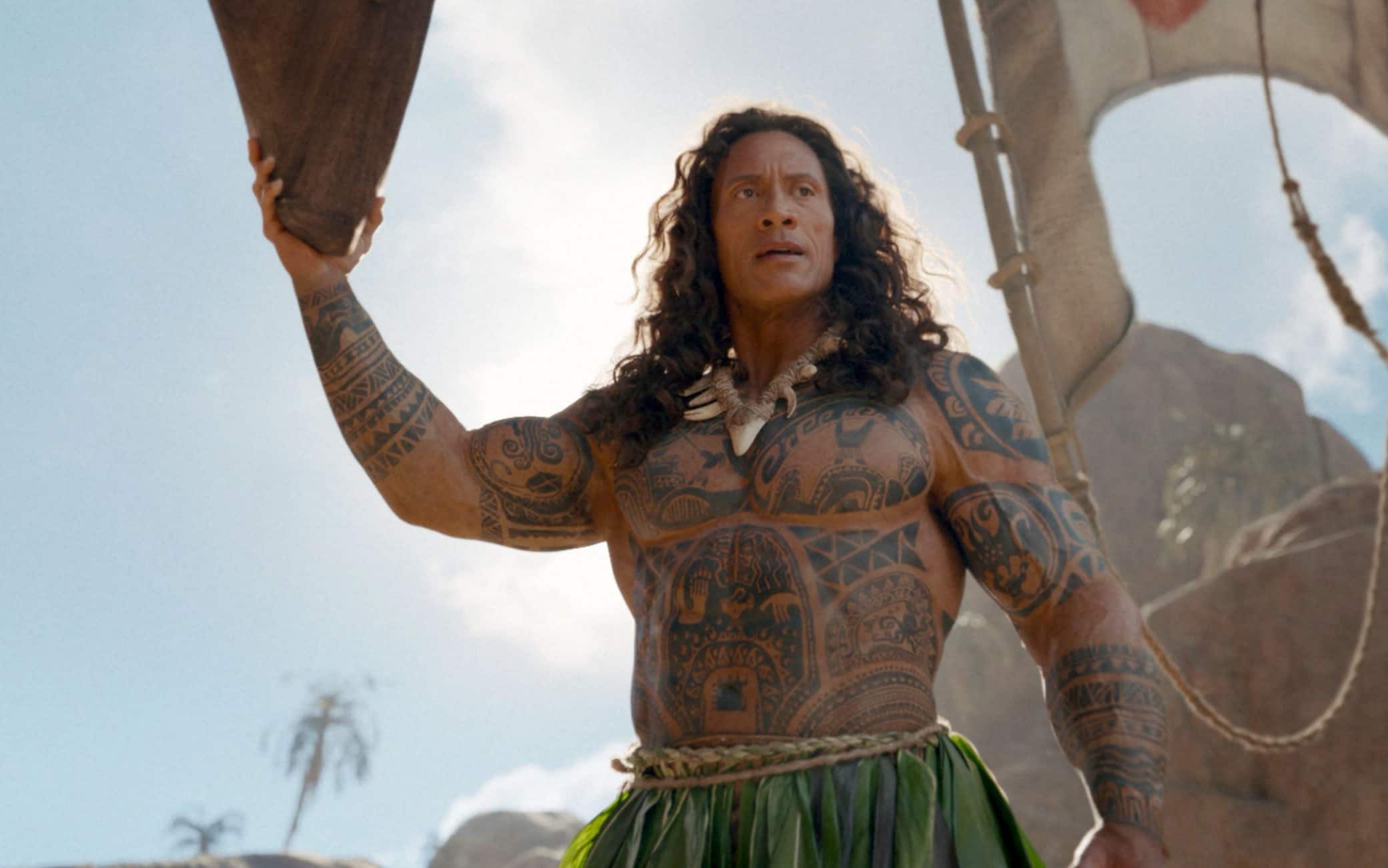 Dwayne Johnson as Maui in Disney's live-action MOANA. Photo courtesy of Disney. © 2026 Disney Enterprises, Inc. All Rights Reserved.