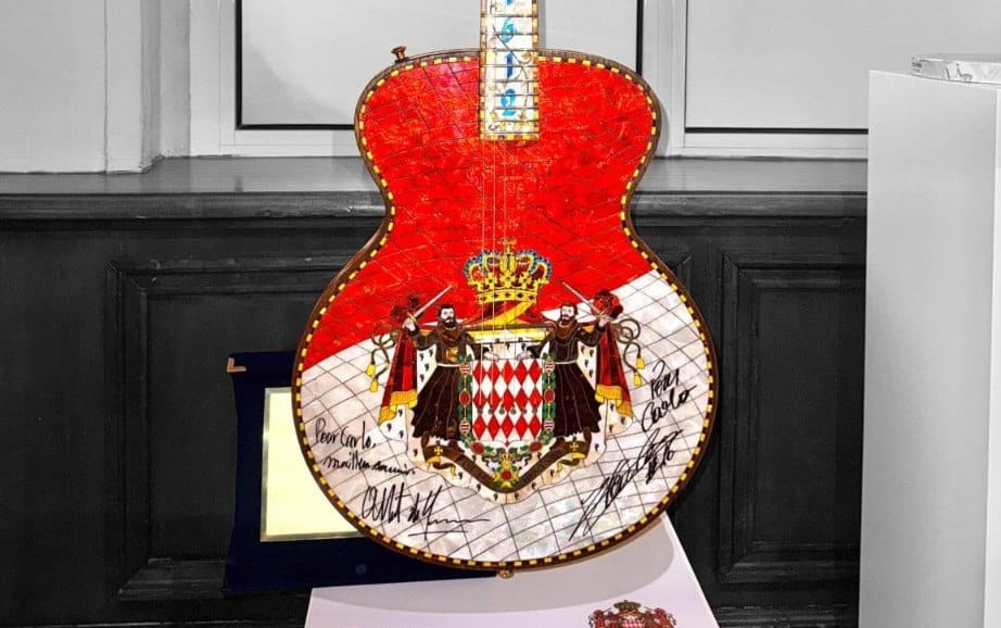 Chitarra Paoletti battuta all'asta al Goodwill Ambassador Award Gala 2026