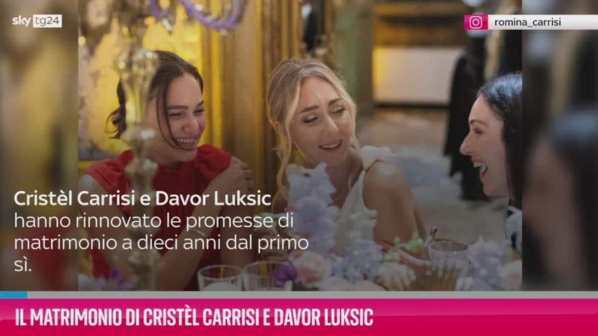 il-matrimonio-di-cristel-carrisi-e-davor-luksic-video-sky-tg24