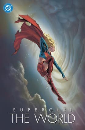 La copertina del volume antologico "Supergirl: Il mondo", che conterrà una storia scritta da Francesca Michielin, illustrata da Joelle Jones
