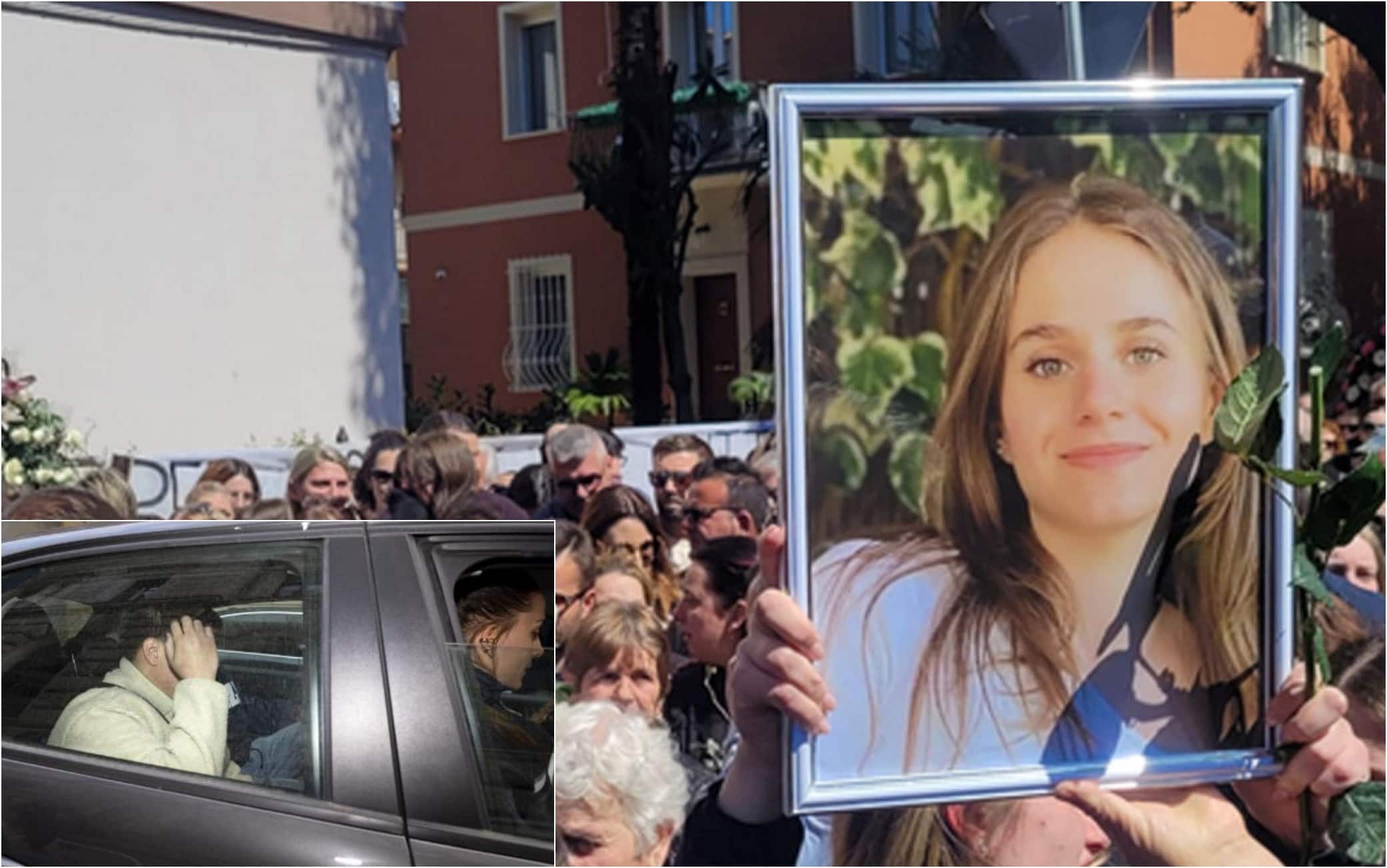 Un'immagine dei funerali di Ilaria Sula a Roma.