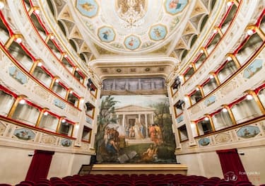 Il teatro Feronia San Severino Marche.
