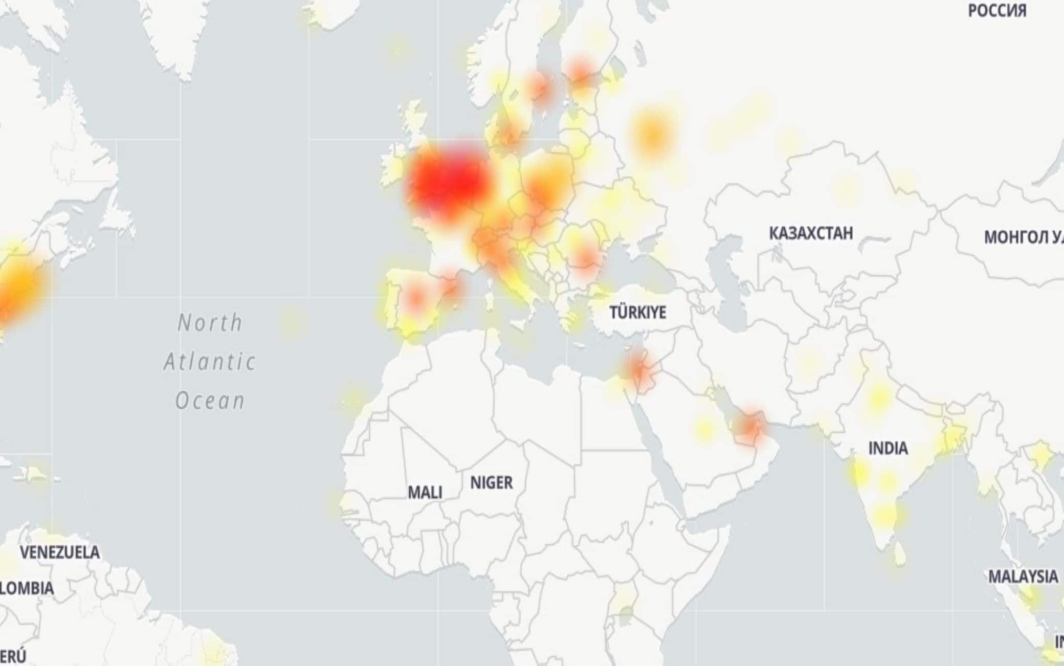 La mappa dei disagi di Google