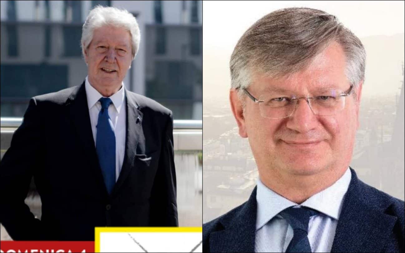 Renzo Caramaschi e Roberto Zanin, i due candidati al ballottaggio a Bolzano