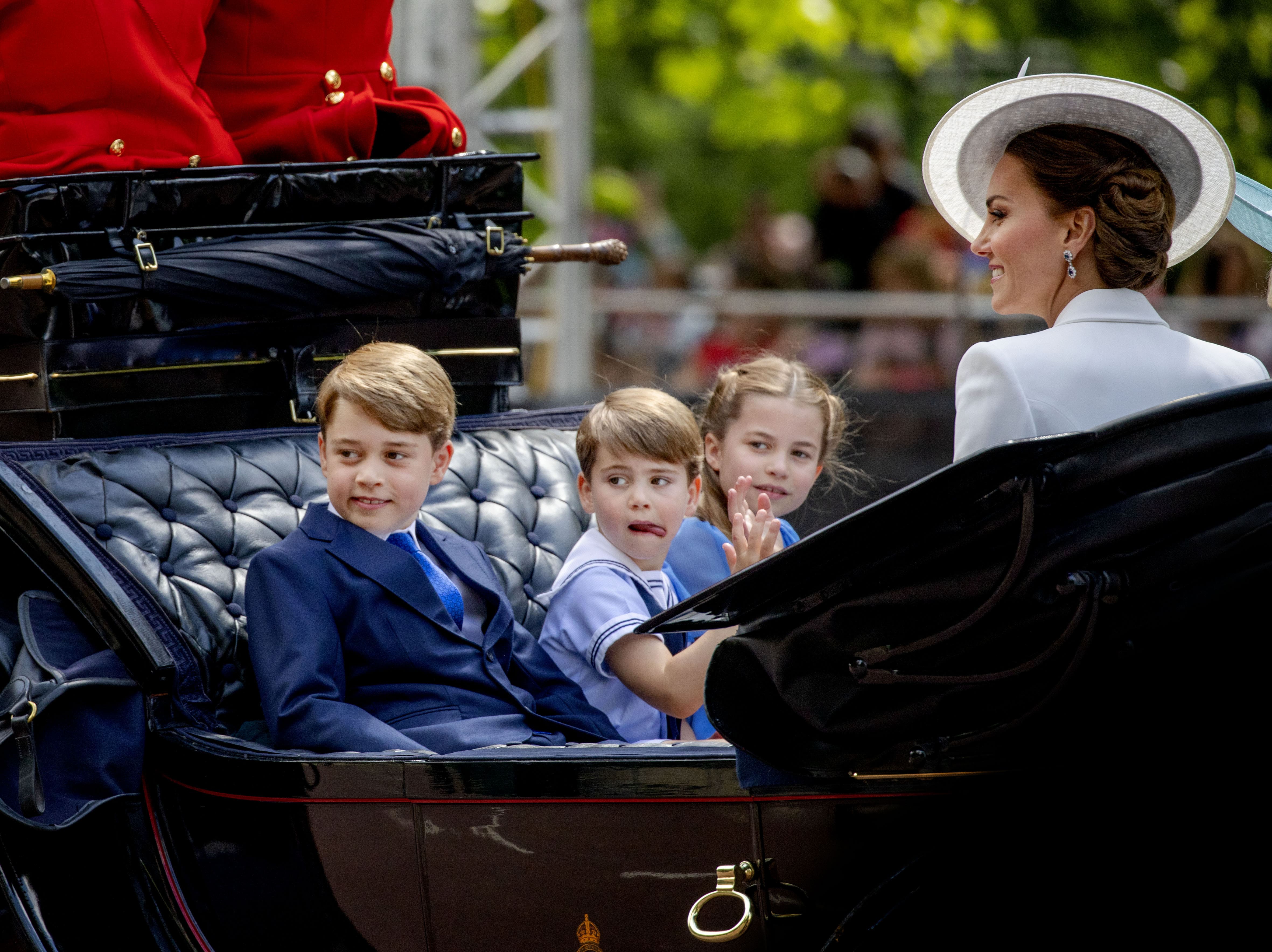 George, Charlotte e Louis d'Inghilterra