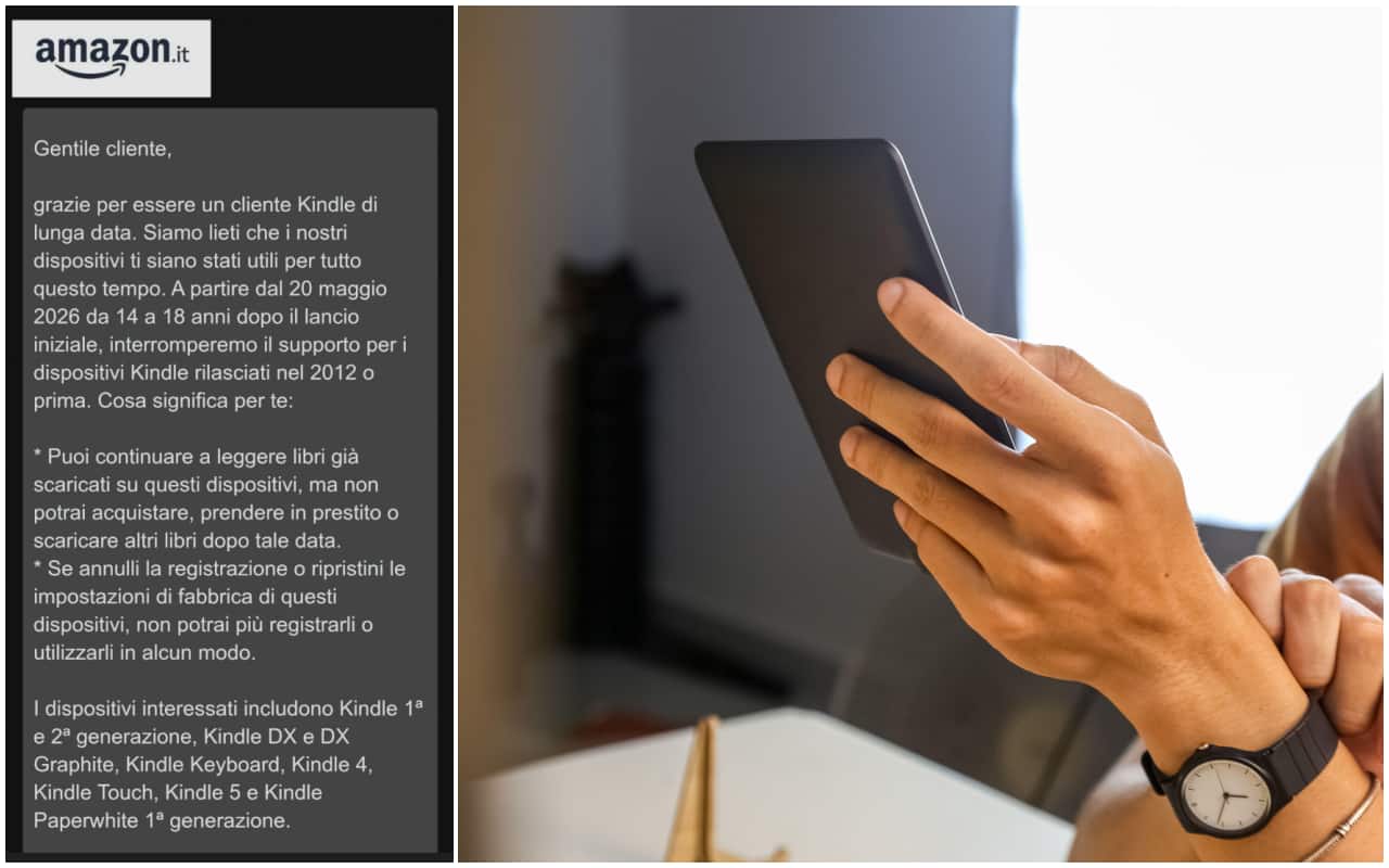 La mail ricevuta dagli utenti