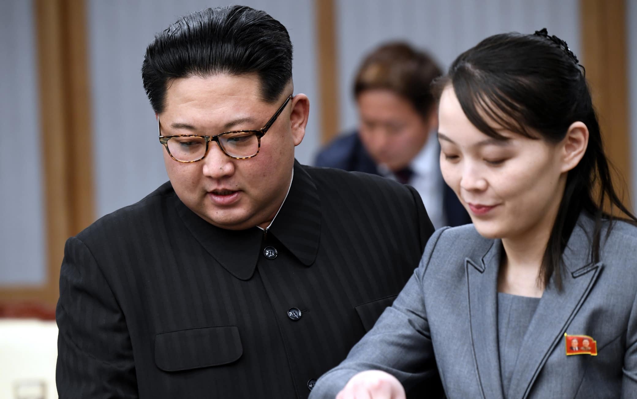 Kim Jong-un e Kim Yo-jong