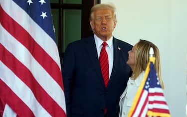 Meloni e Trump alla Casa Bianca, 17 aprile 2025