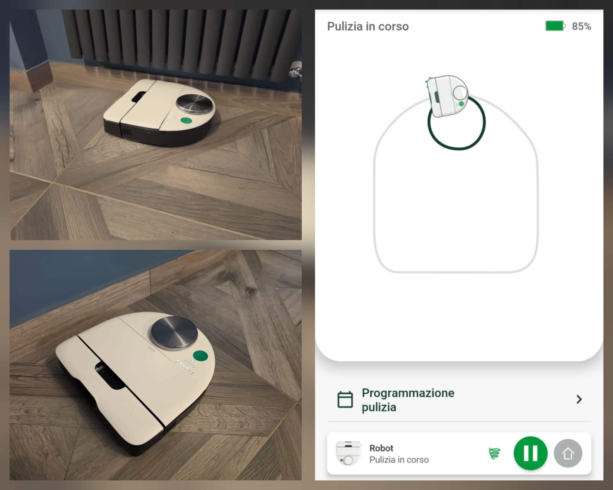 Il robot VR7s e l'app di Vorwerk