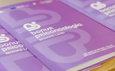 Un momento della conferenza stampa di presentazione del "Bonus Psiconcologia", Roma, 17 dicembre 2025. 
ANSA/ UFFICIO STAMPA REGIONE LAZIO 
+++FOTO DIFFUSA DALL'UFFICIO STAMPA - USARE SOLO PER ILLUSTRARE OGGI LA NOTIZIA INDICATA NEL TITOLO - NON ARCHIVIARE - NON VENDERE - NON USARE PER FINI NON GIORNALISTICI - NPK+++