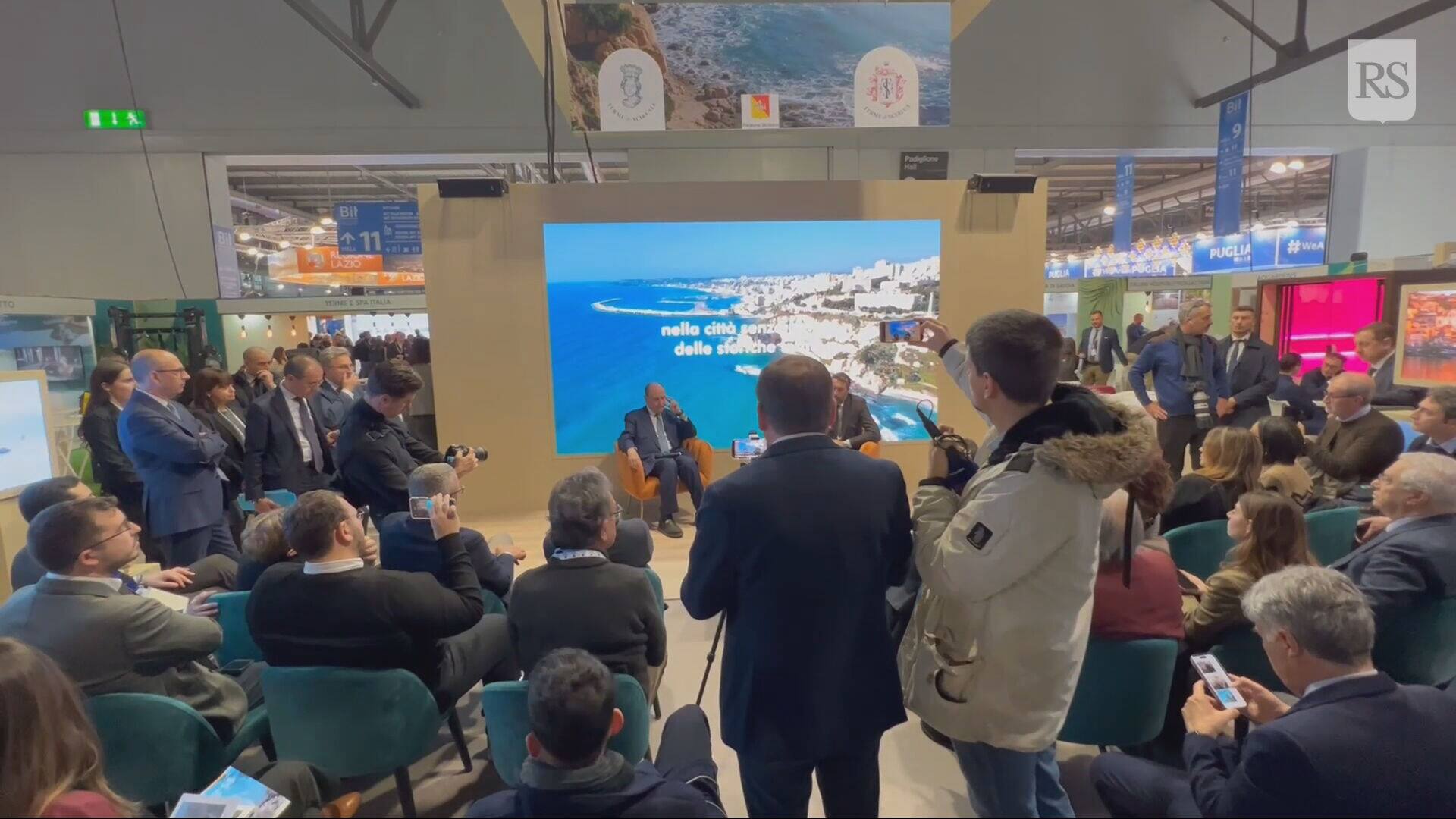 Conferenza stampa alla Bit di Milano