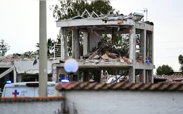 Esplosione di una palazzina in zona Piana del Sole 
Roma, 22 marzo 2026
ANSA/FABIO CIMAGLIA 



