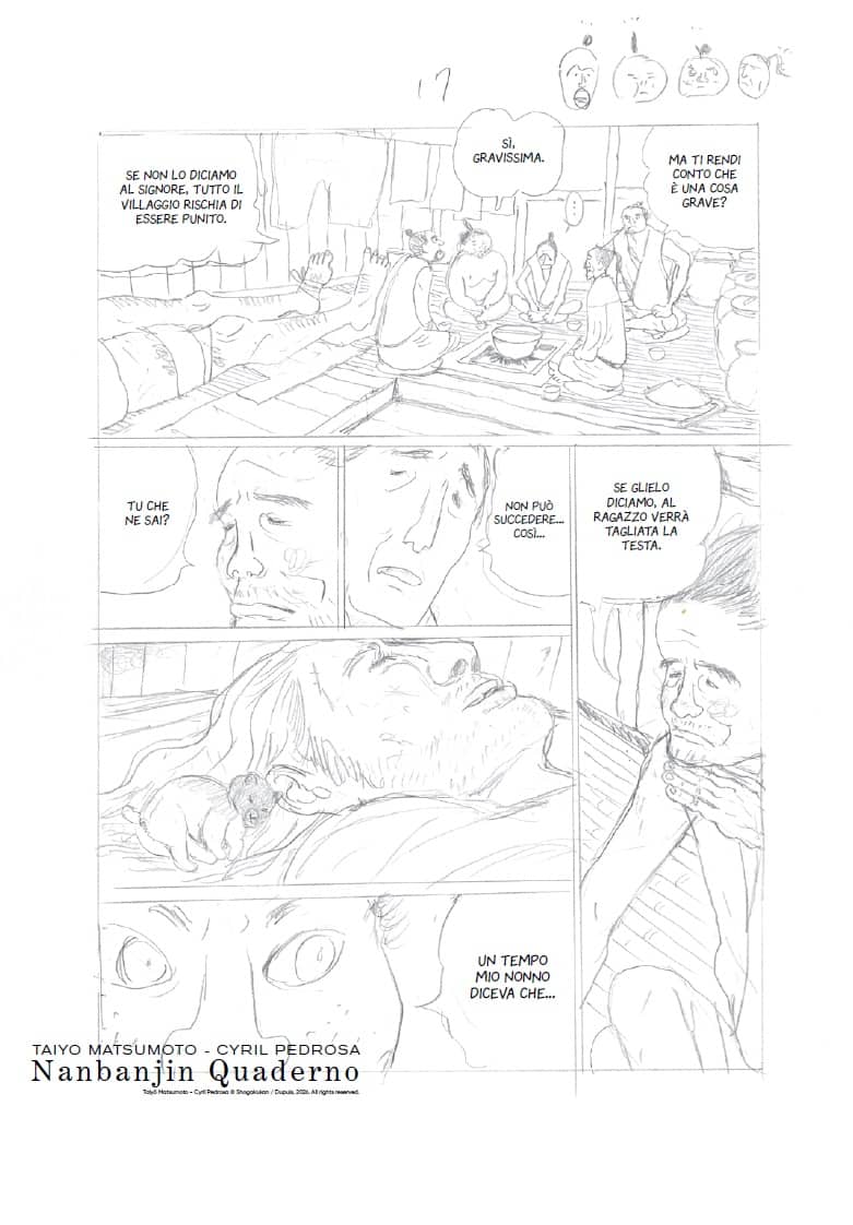 Una pagina tratta del Quaderno di Nanbanjin di Taiyo Matsumoto (J-Pop)
