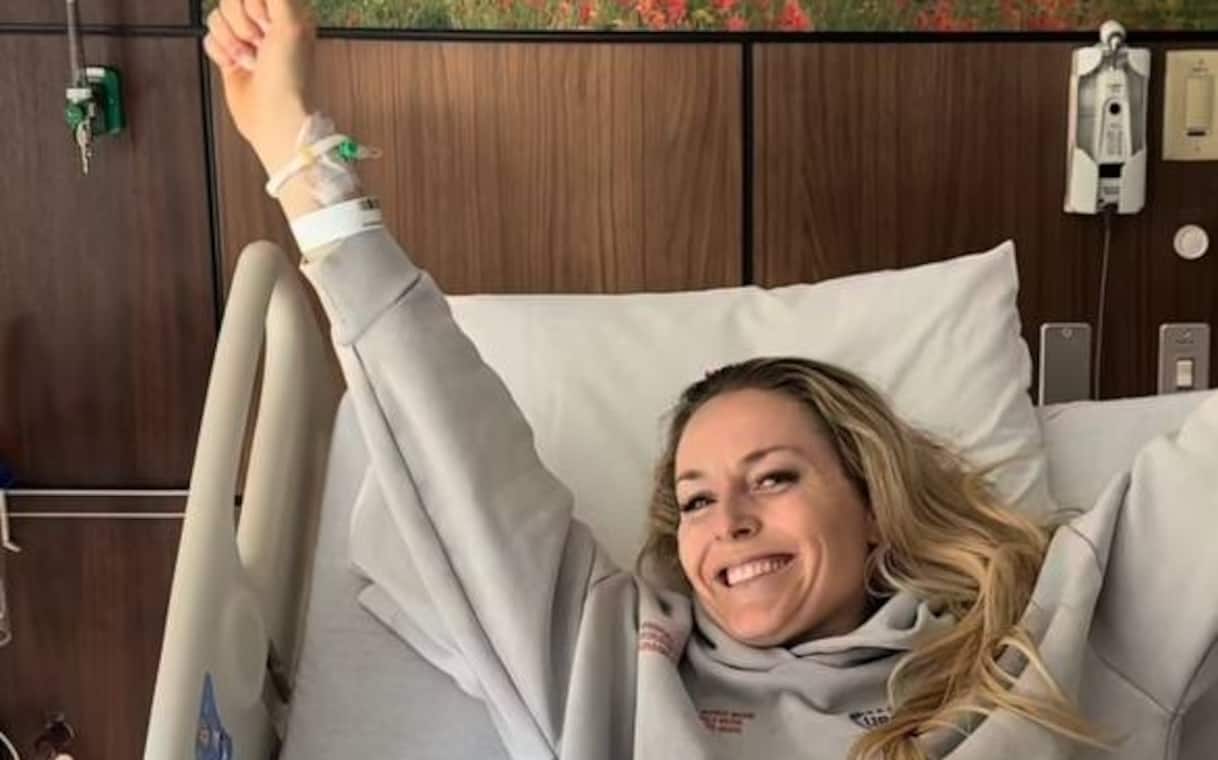 Lindsey Vonn, la sciatrice rientra negli Usa dopo l'infortunio: 'Grazie ...